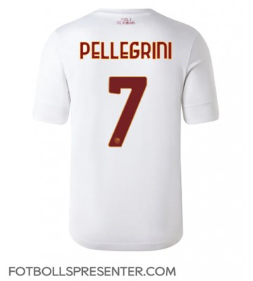 AS Roma Lorenzo Pellegrini #7 Borta Matchtröja 2022-23 Kortärmad